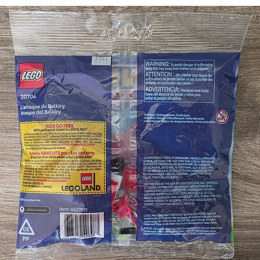 LEGO Sonic the Hedgehog Balkiry Attack 30704 Polybag Set 42 Pcs New Sealed
